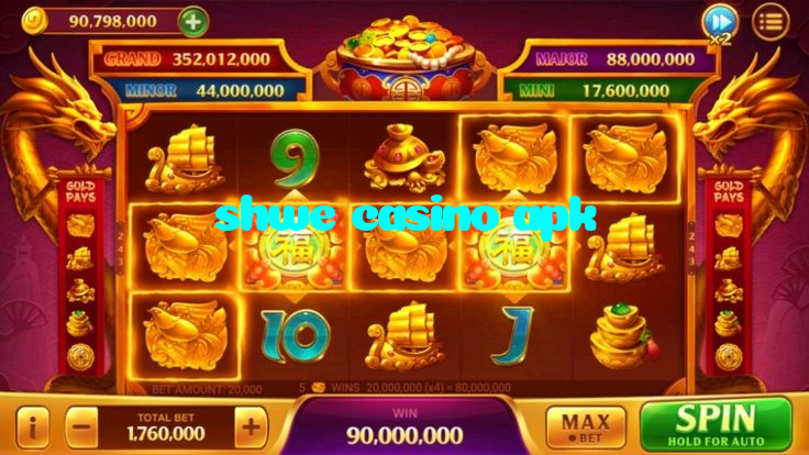 shwe casino apk casino presented on mobile device in Pakistan with slots and live games